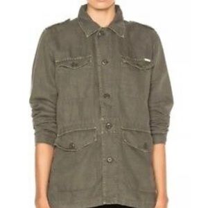 Mother denim green utility jacket. Oversize fit. Im 5" 3' XS